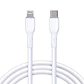 CABLE USB V3.0 TIPO C - LIGHTNING, 1 METRO, BLANCO, BROBOTIX  6006818 - Miniatura 3