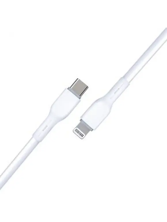 CABLE USB V3.0 TIPO C - LIGHTNING, 1 METRO, BLANCO, BROBOTIX  6006818 4