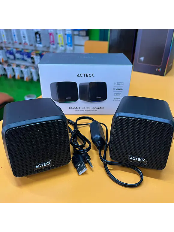 Bocinas Alámbricas 3.5 mm Elant Cube AS430 Advanced Series 2