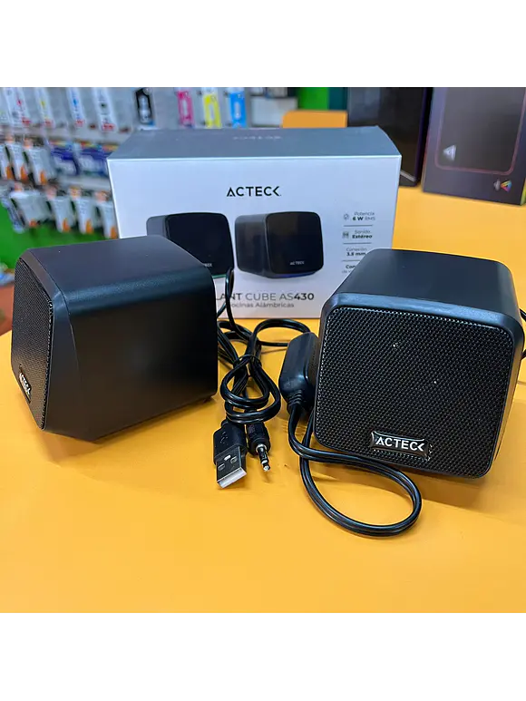 Bocinas Alámbricas 3.5 mm Elant Cube AS430 Advanced Series 3