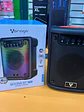MINI BAFLE VORAGO KSP-180 NEGRO 3 PULGADAS 10WATTS RMS / RECARGABLE / TWS BT 4HRS CARGA USB TIPO C - Miniatura 1