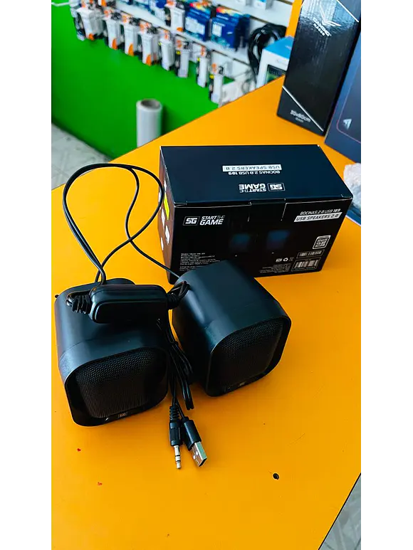 Bocina Vorago SPK-109 8 modos de iluminación RGB, Tamaño compacto con 2W RMS cada bocina 2