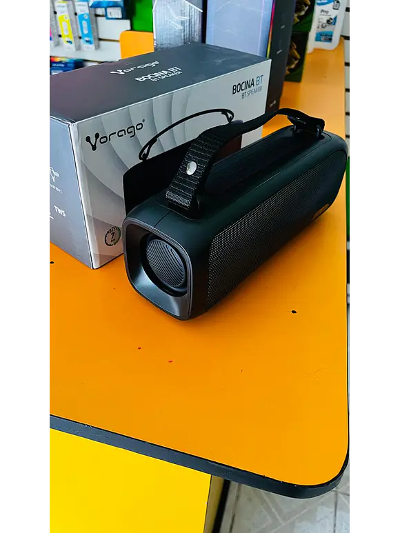 BOCINA VORAGO BSP-260 BLUETOOTH / USB / 3.5MM / LUZ RGB / TWS / 16W RMS CON HASTA 7 HRS AUTONOMIA 2