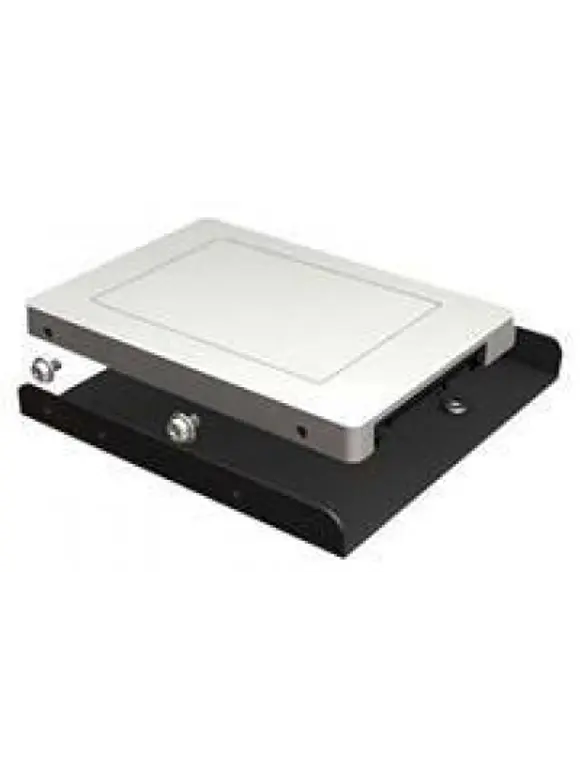 RIEL DE MONTAJE PARA DISCO DURO HDD Y/O SSD, DE 2.5 PULGADAS A 3.5 PULGADAS, C/TORNILLOS DE SUJECCIÓN A DISCO Y GABINETE CPU, 6005804 BROBOTIX 1