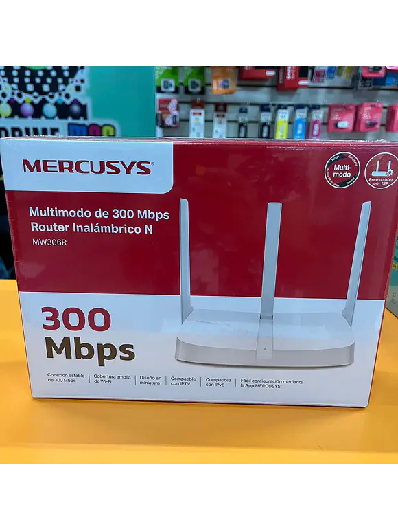 Router MERCUSYS MW306R, 300 Mbit/s, 2,4 GHz, Blanco 5
