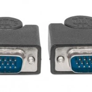 311731 Cable SVGA HD15 macho a HD15 macho, de 1.8m Color Negro, Completamente blindado para reducir la interferencia EMI.