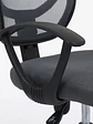 Silla Secretarial Nextep de Altura Ajustable Tela Gris Base Giratoria - Miniatura 1