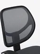 Silla Secretarial Nextep de Altura Ajustable Tela Gris Base Giratoria - Miniatura 2