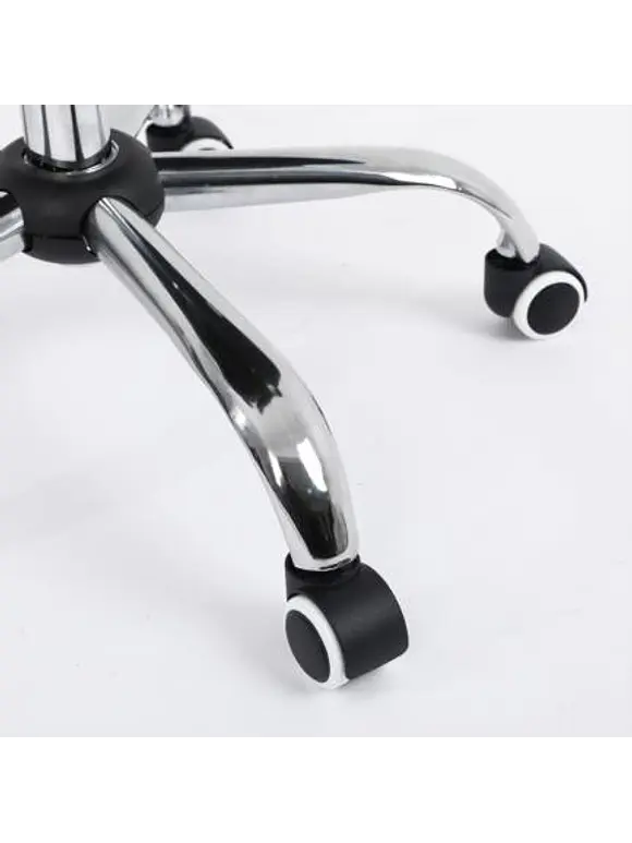 Silla Secretarial Nextep de Altura Ajustable Tela Gris Base Giratoria 5