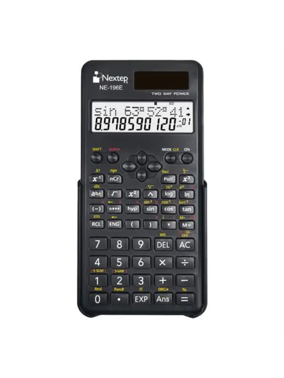 Calculadora Nextep Cientifica 10+2 Digitos Doble Linea 240 Funciones Solar/bateria 1