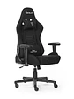SILLA OCELOT GAMING OST-BLACK NIGHT /TELA AUTOMOTRIZ / BASE NYLON AJUSTABLE / DESCANSABRAZOS 1D / PISTON CLASE 4 / RECLINABLE 90-155 GRADOS / HASTA 150KG / COJINES LUMBAR Y CERVICAL / COLOR NEGRO CON - Miniatura 1
