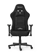 SILLA OCELOT GAMING OST-BLACK NIGHT /TELA AUTOMOTRIZ / BASE NYLON AJUSTABLE / DESCANSABRAZOS 1D / PISTON CLASE 4 / RECLINABLE 90-155 GRADOS / HASTA 150KG / COJINES LUMBAR Y CERVICAL / COLOR NEGRO CON - Miniatura 2