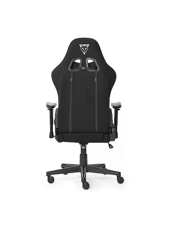 SILLA OCELOT GAMING OST-BLACK NIGHT /TELA AUTOMOTRIZ / BASE NYLON AJUSTABLE / DESCANSABRAZOS 1D / PISTON CLASE 4 / RECLINABLE 90-155 GRADOS / HASTA 150KG / COJINES LUMBAR Y CERVICAL / COLOR NEGRO CON 3