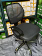 Silla Secretarial Nextep de Altura Ajustable Tela Gris Base Giratoria - Miniatura 1