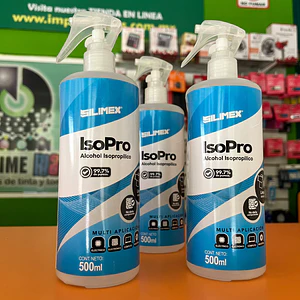 Limpiador De Circuitos Alcohol Isopropílico Silimex Al 99.7% Iso Pro 500ml