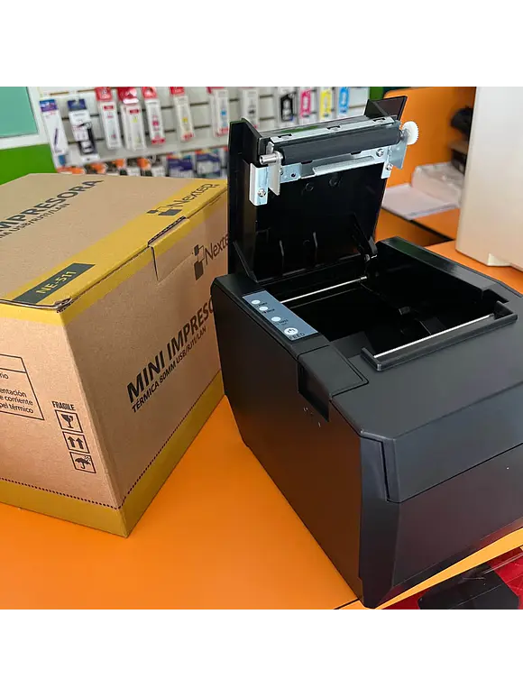 Mini Impresora POS Nextep NE-511, Térmico, 203 dpi, 160 mm/s, USB/RJ11/LAN 4