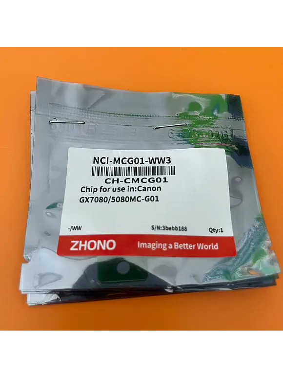 CHIP PARA CAJA DE MANTENIMIENTO CN MC-G01, Gx6010, Gx7010 1