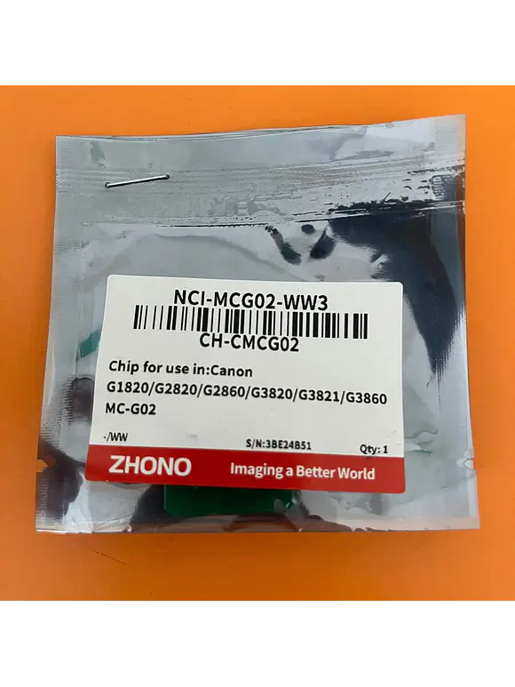 CHIP PARA CAJA DE MANTENIMIENTO CN MC-G02, G2160, G3260, G2260 1