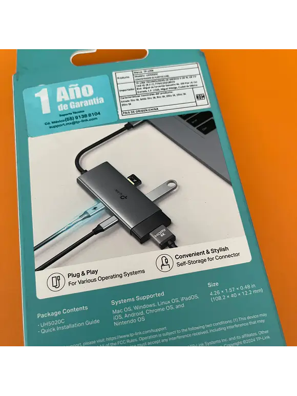 Concentrador USB tipo C 5 en 1, HUB USB TP-LINK 5 PUERTOS, UH5020C 3