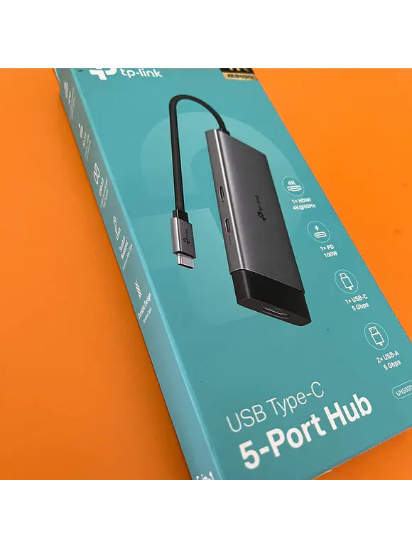 Concentrador USB tipo C 5 en 1, HUB USB TP-LINK 5 PUERTOS, UH5020C 1