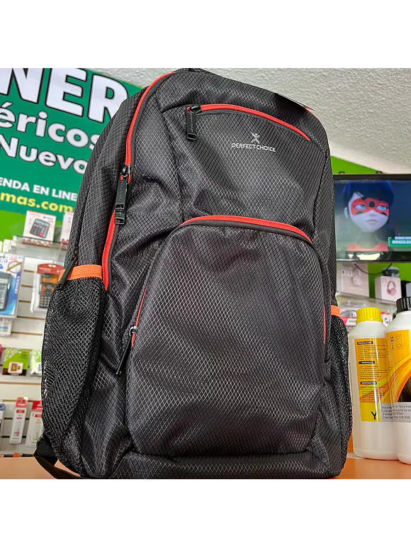 Mochila Deportiva Ligera Para Laptop Sportiva Outdoors Color Negro, PERFECT CHOICE 3