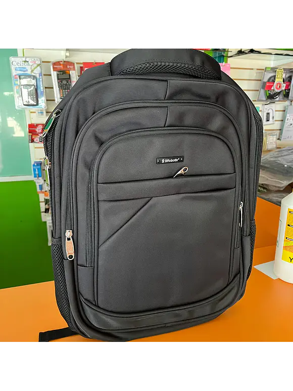Mochila hasta 17 pulgadas, VARSOVIA, Backpack, varios compatimientos, organizador frontal, costuras/asas y tirantes reforzadas, acolchados, Negro, 6005644 1