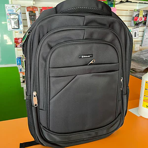 Mochila hasta 17 pulgadas, VARSOVIA, Backpack, varios compatimientos, organizador frontal, costuras/asas y tirantes reforzadas, acolchados, Negro, 6005644