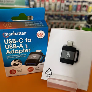 356312 Adaptador de USB-C a USB-A V3.2; Conecta fácilmente un dispositivo USB-A a un puerto USB-C.