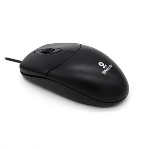 Mouse Básico USB BROBOTIX 497202, Negro, 3 Botones, Alámbrico, Óptico