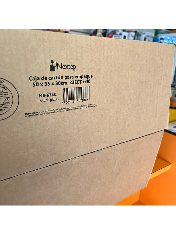 Caja de Carton Nextep para Empaque 50X35X30cm 2