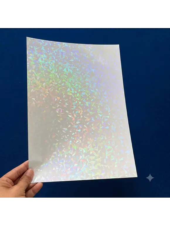 LAMINADO EN FRíO A4 HOLOGRAFICO VIDRIO ROTO HOJA 1