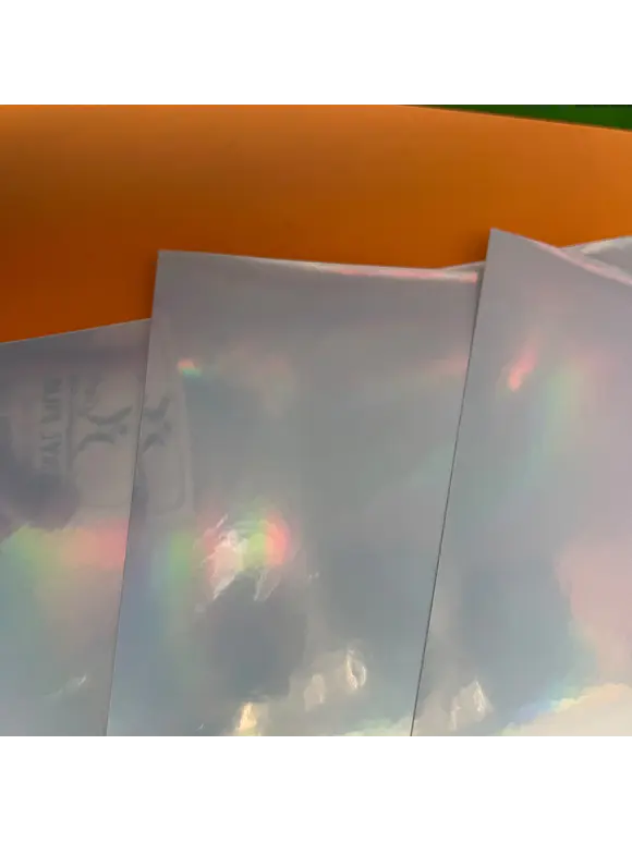 VINIL AUTOADHESIVO PLATA IMPRIMIBLE TINTA COMÚN 10 HOJAS A4 2