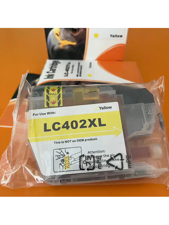 Cartucho de Tinta LC402XLYG Amarillo Remanufacturado 2