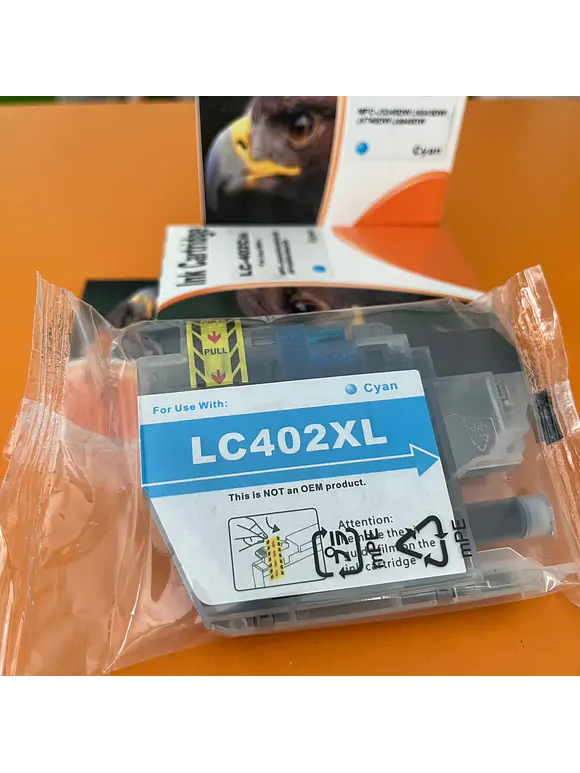 Cartucho de Tinta LC402XLCG Cyan Remanufacturado 2