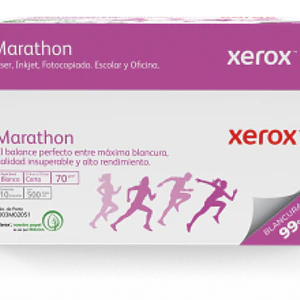 CINCO PAQUETES DE PAPEL MARATHON CARTA 99% BLANCURA