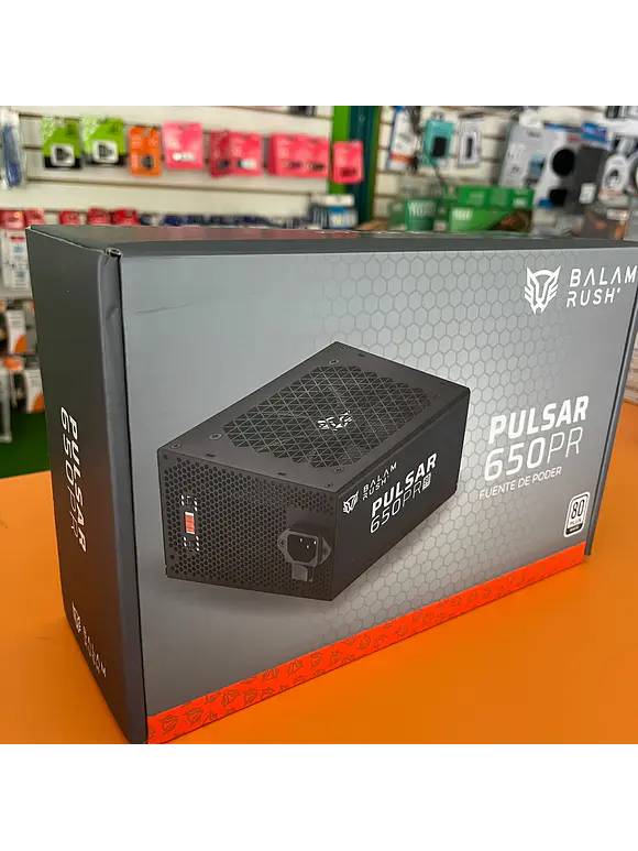 Fuente de Poder 650W 80 Plus White BALAM RUSH PULSAR 650PR NOVA SERIES 6