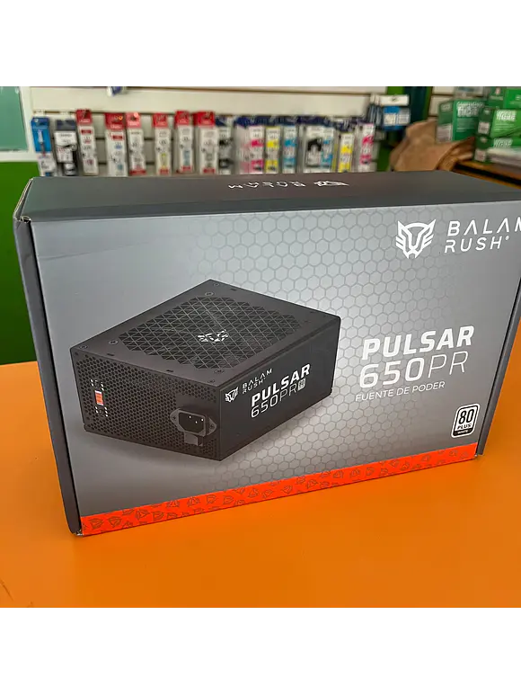 Fuente de Poder 650W 80 Plus White BALAM RUSH PULSAR 650PR NOVA SERIES 7