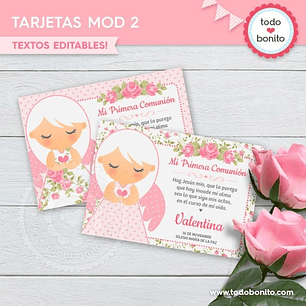 Shabby Chic Rosa: estampita religiosa MOD 2 Descarga GRATIS