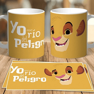 38 Plantillas Sublimación Tazas Infantiles - El Rey León