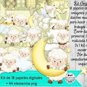 Cliparts Y Papeles Oveja Ovejita Verde