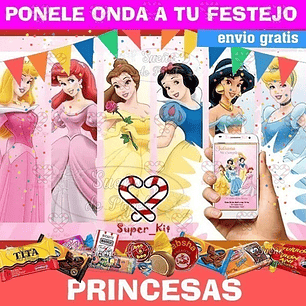 Kit Imprimible Princesas Editable