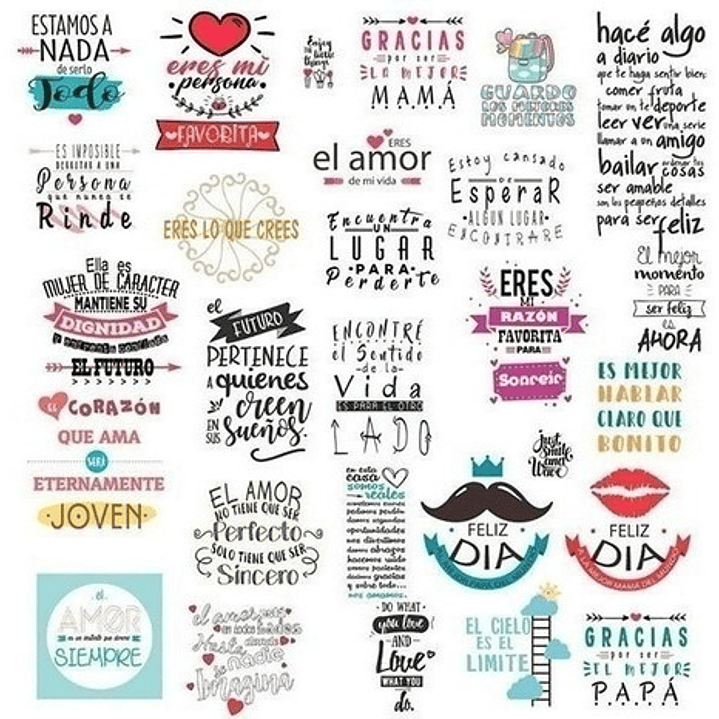 2x1 3000 Plantillas Sublimar Tazas + 3000 Vectores De Frases 6