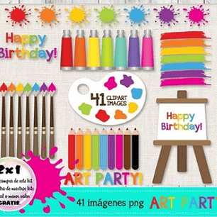 Cliparts Art Party Png Fiesta Del Arte 