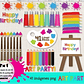 Cliparts Art Party Png Fiesta Del Arte  - Miniatura 1