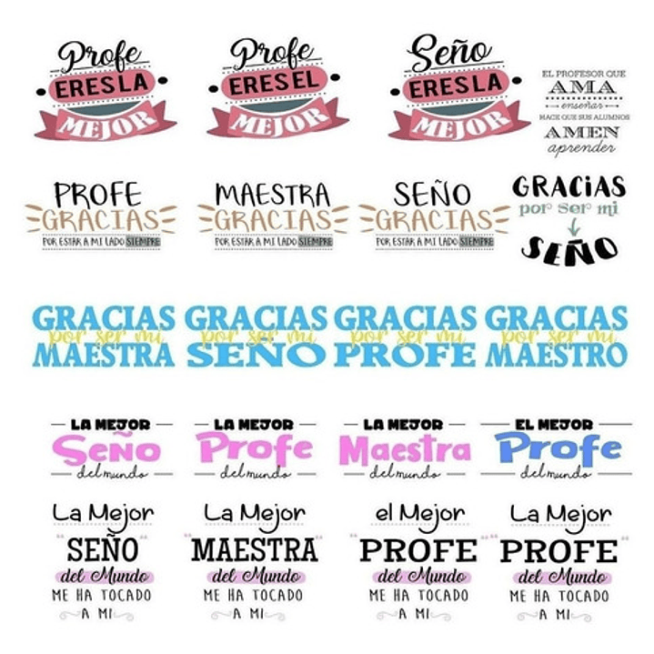 1700 Vectores Frases: Vinilos Sublimacion Tazas Plotter 5