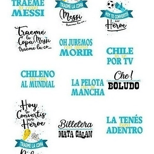 15 Vectores Frases Argentinas : Vinilos Sublimacion