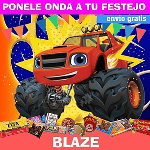 Kit Imprimible Blaze And The Monster Machine Candy Editable