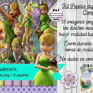 Papeles Fondos Y Cliparts Imagenes Png Campanita Tinkerbell