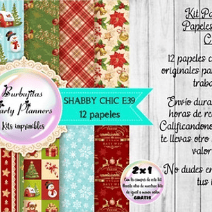 Papeles Digitales Fondos Navidad Rojo Y Verde E39