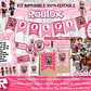 Kit Imprimible Roblox Niña Rosa 100% Editable - Miniatura 1